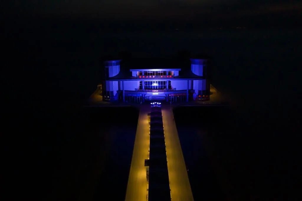 Grand Pier shines a light for essential workers