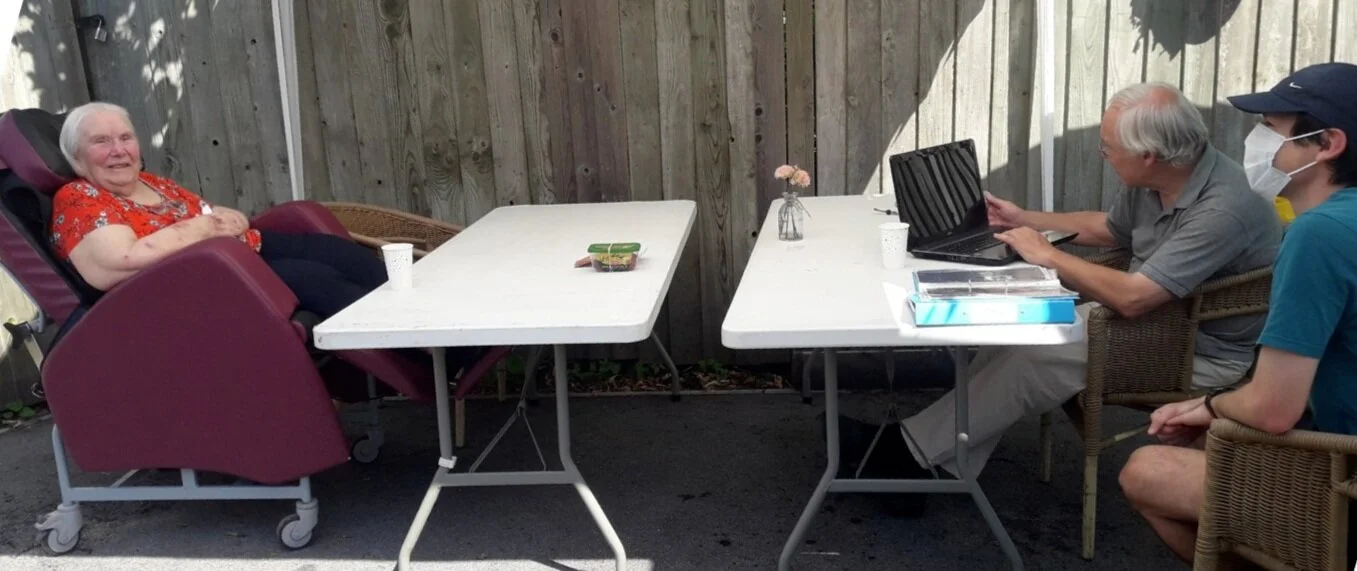 Joyful reunion for Great Grandma Jean