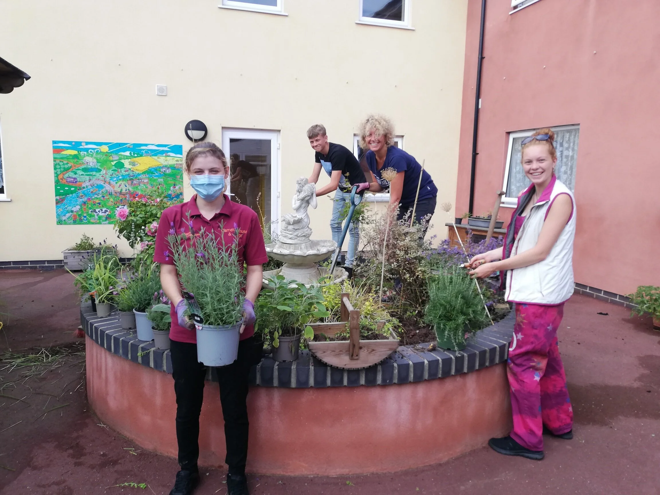 Donation to sensory garden in dad’s memory