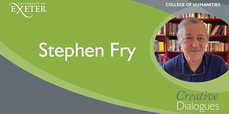 Stephen Fry announced as special guest for Exeter’s online ‘Creative Dialogues’ event