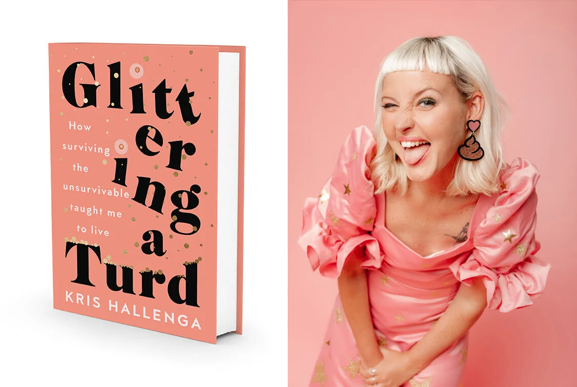 Kris Hallenga, author of Glittering a Turd, at Penny Brohn UK’s Bristol Hub