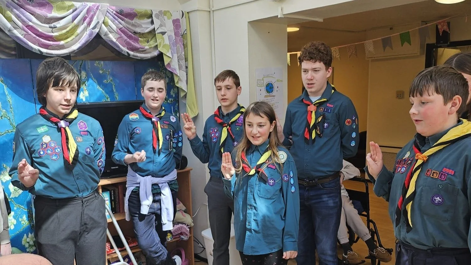 Scouts visit sparks happy memories for John
