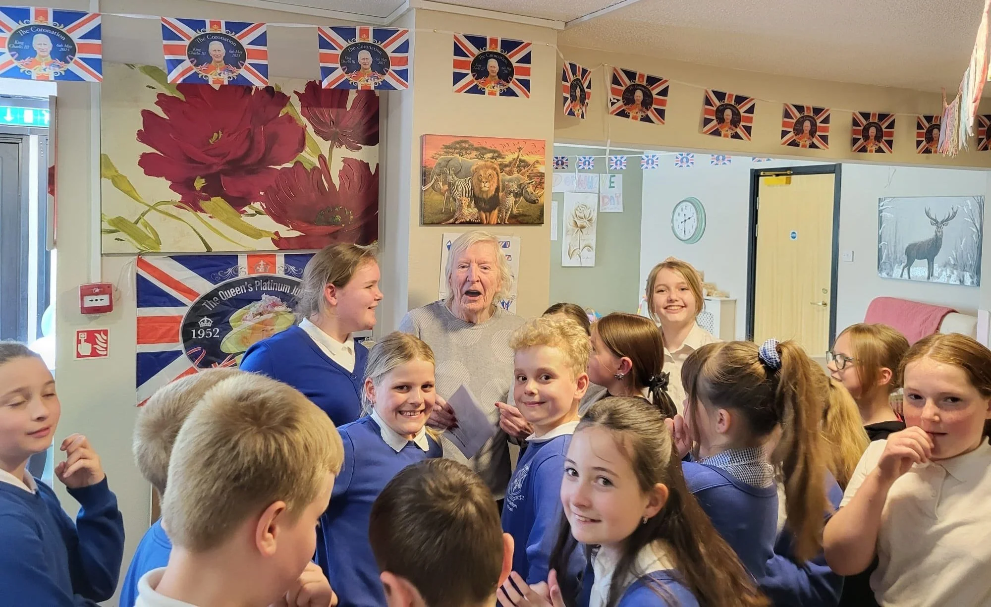 VE Day celebrations at Butterfly Lodge