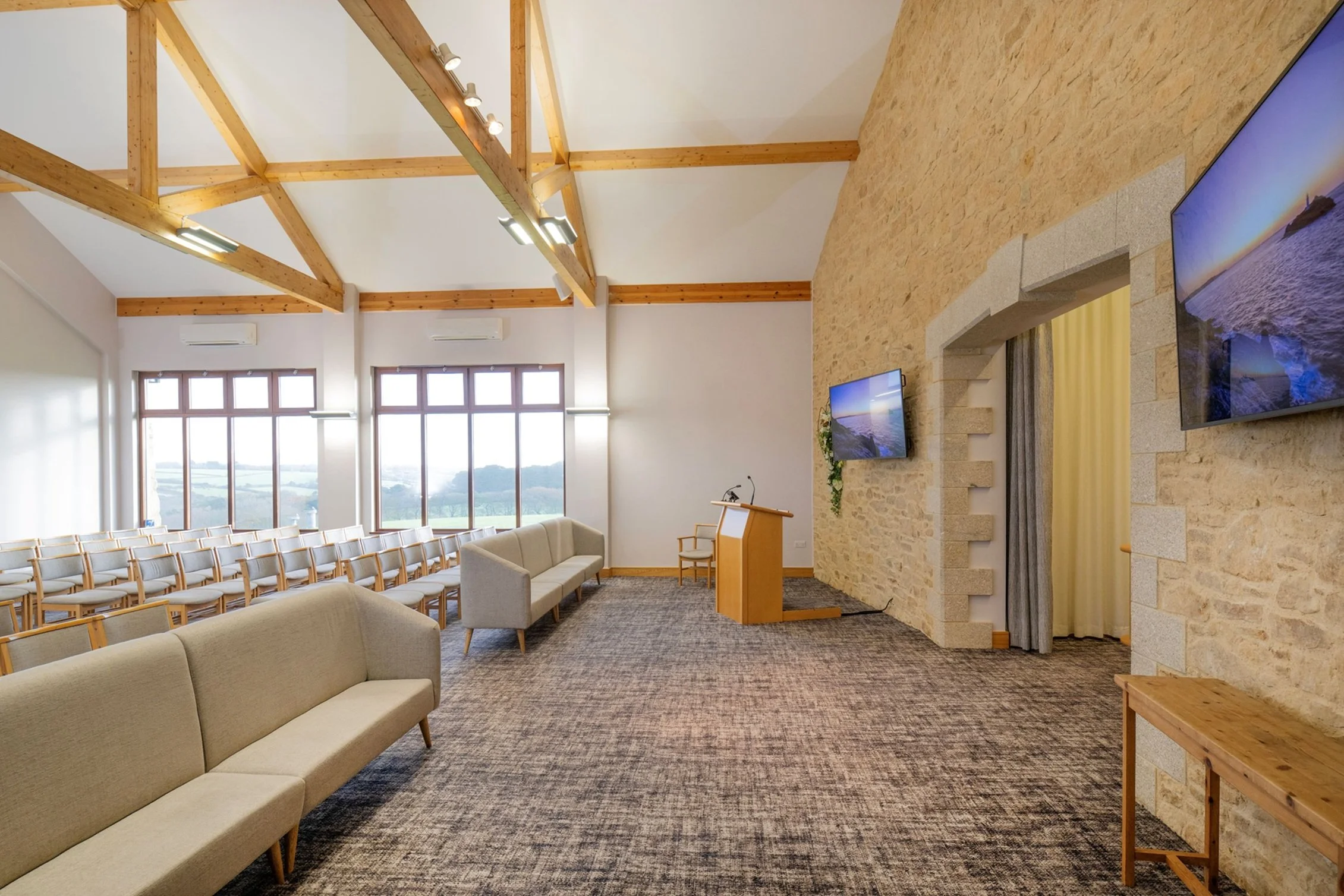 New look for Treswithian Downs Crematorium’s chapel