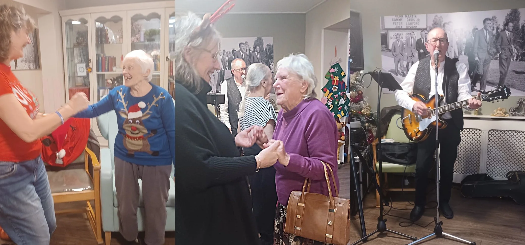 Plymouth care home residents celebrate with song and dance