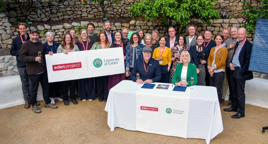 Eden Project and University of Exeter renew their strategic partnership