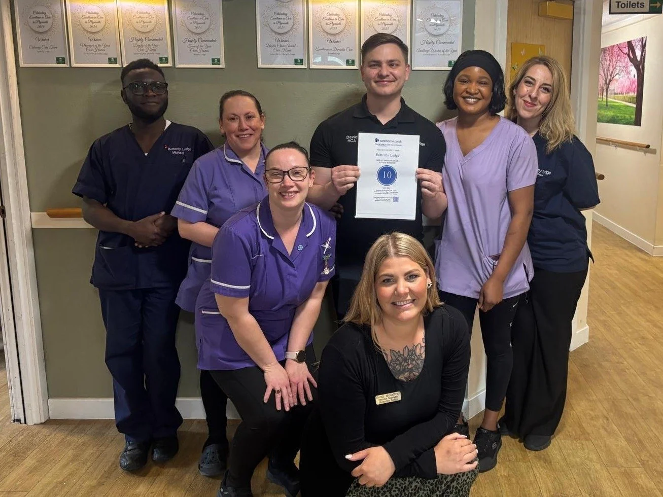 Top marks in independent reviews for Plymouth care home