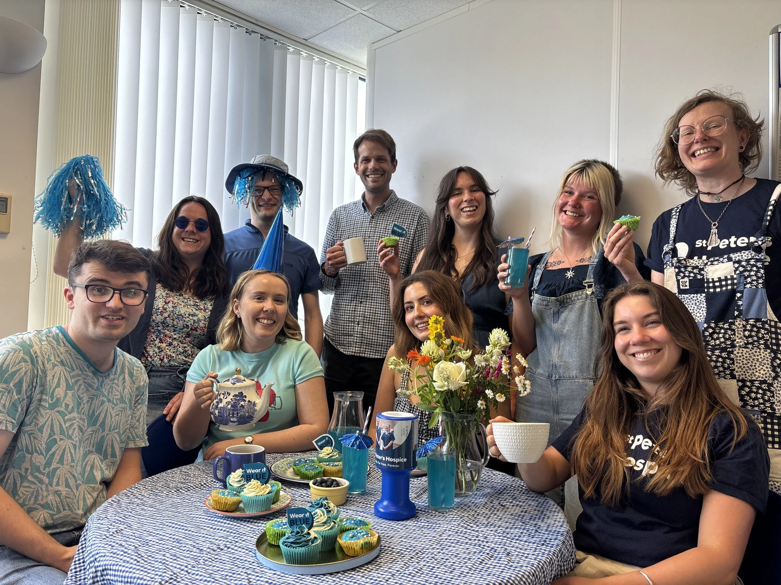 Turning Bristol blue for St Peter's Hospice