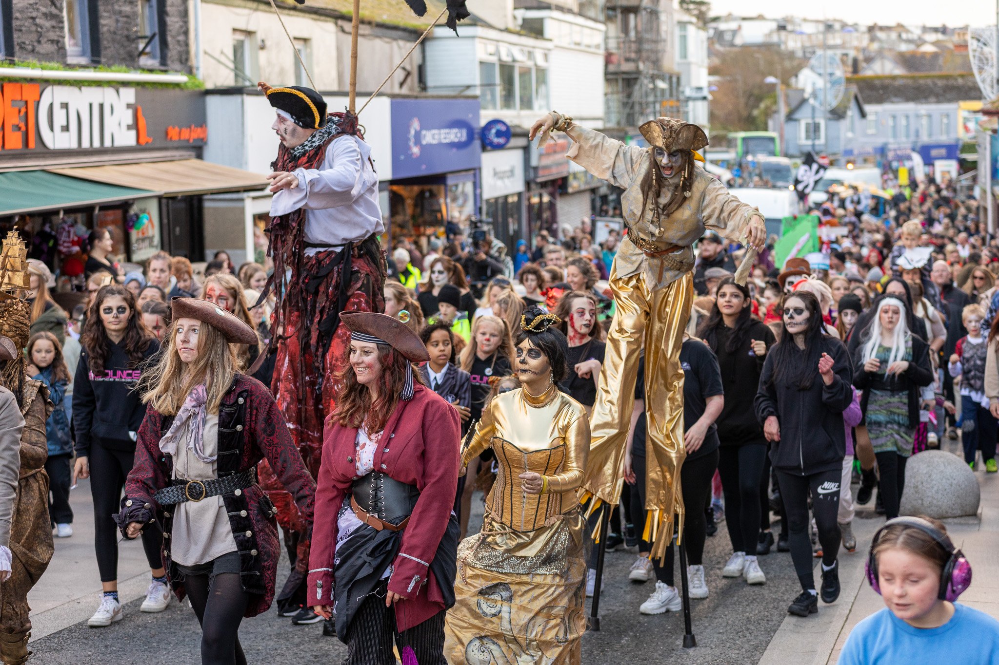 Spooky Newquay: Zombie Crawl and Halloween Excitement