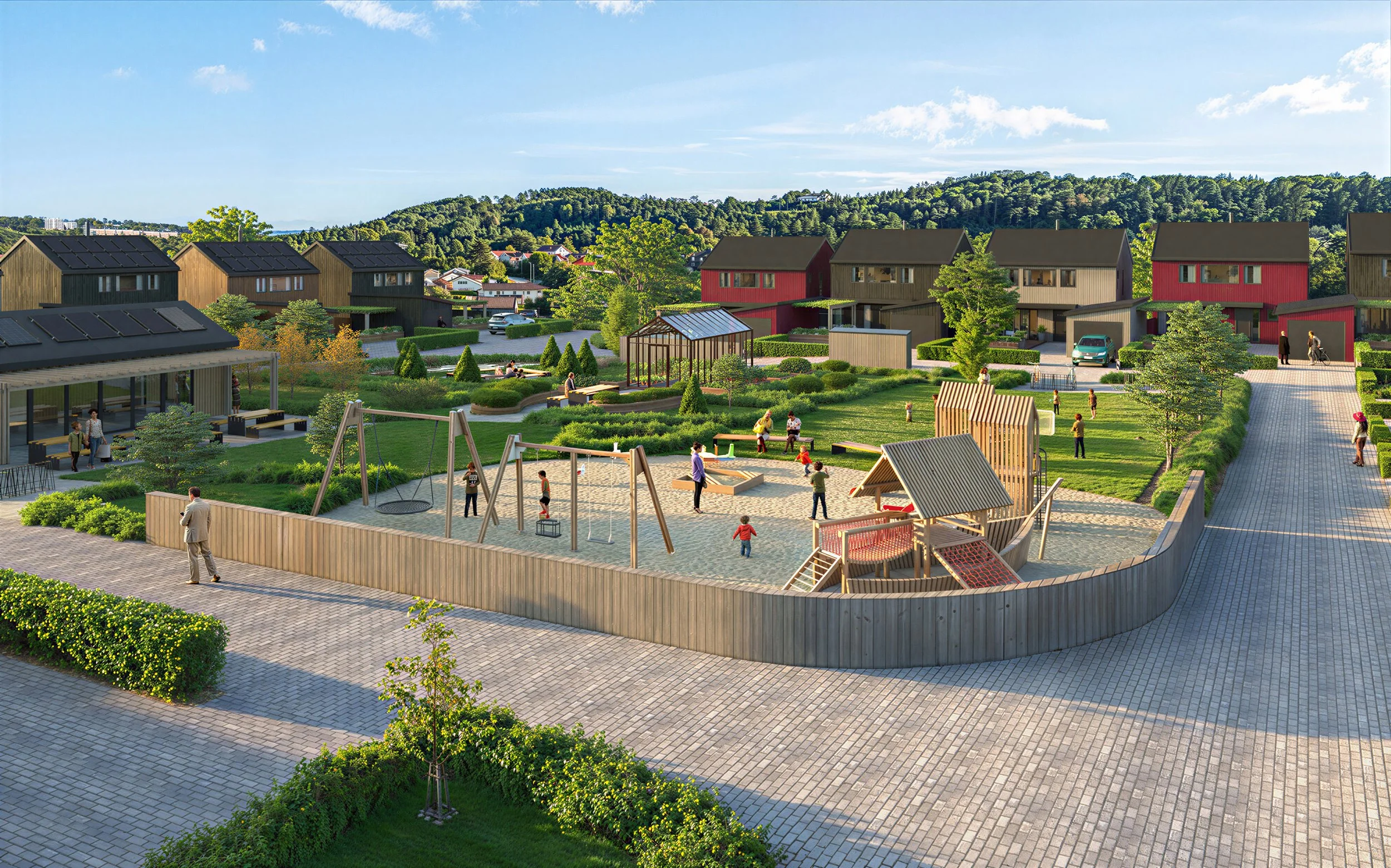 Barnevennlig boligområde i Kristiansand