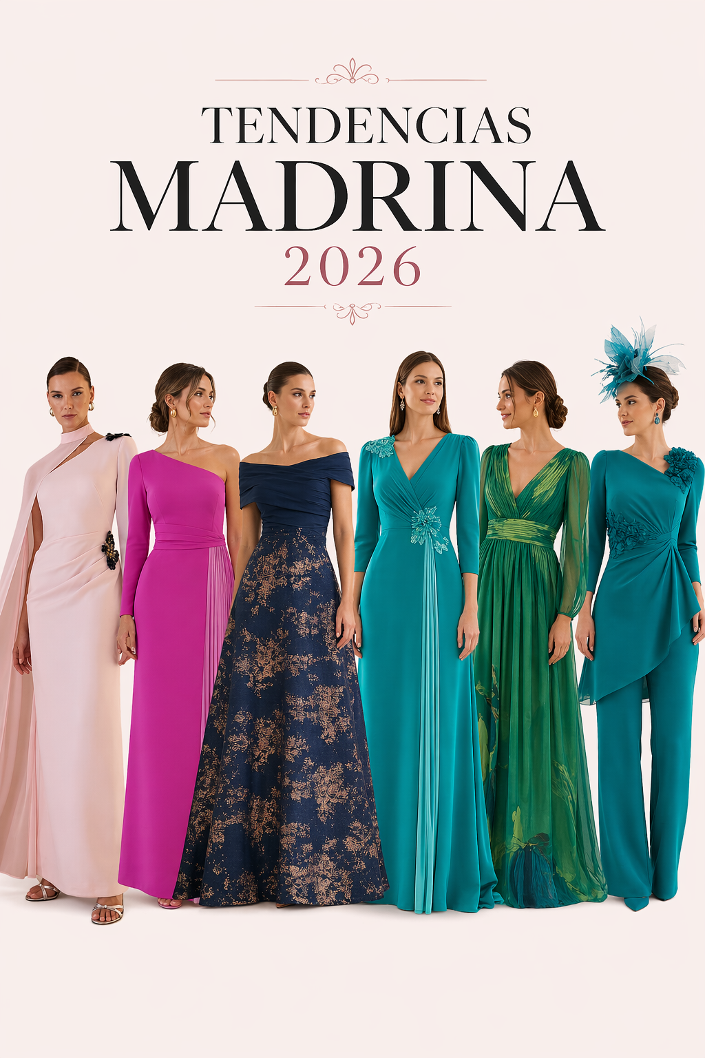 Tendencias de Vestidos de Madrina Primavera-Verano 2026 (Parte 1): Colores, Tejidos y Siluetas que Favorecen