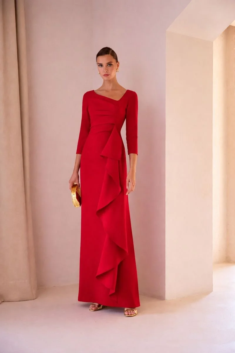 Vestido asimétrico Carla Ruiz