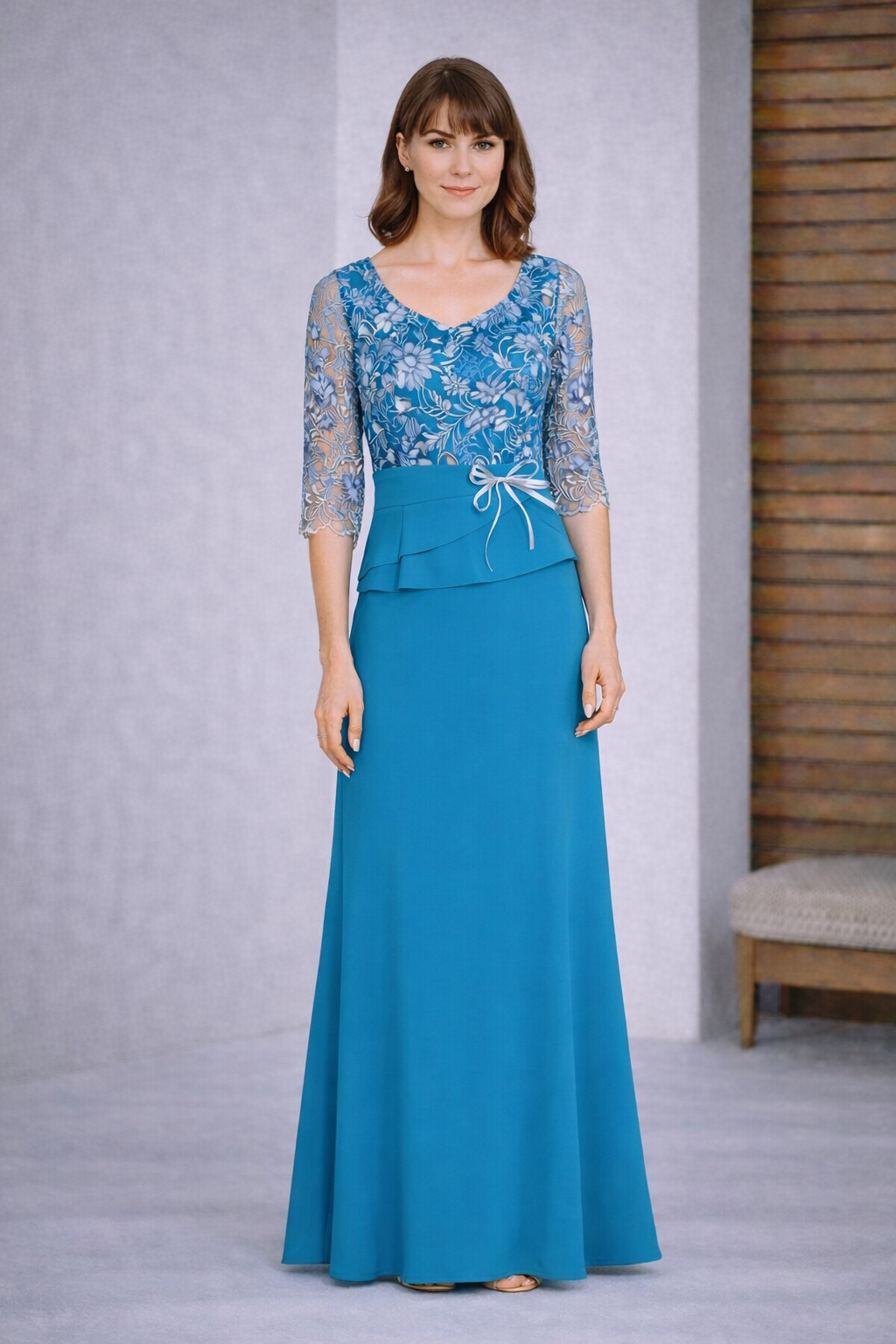 Vestido Encaje Carfi