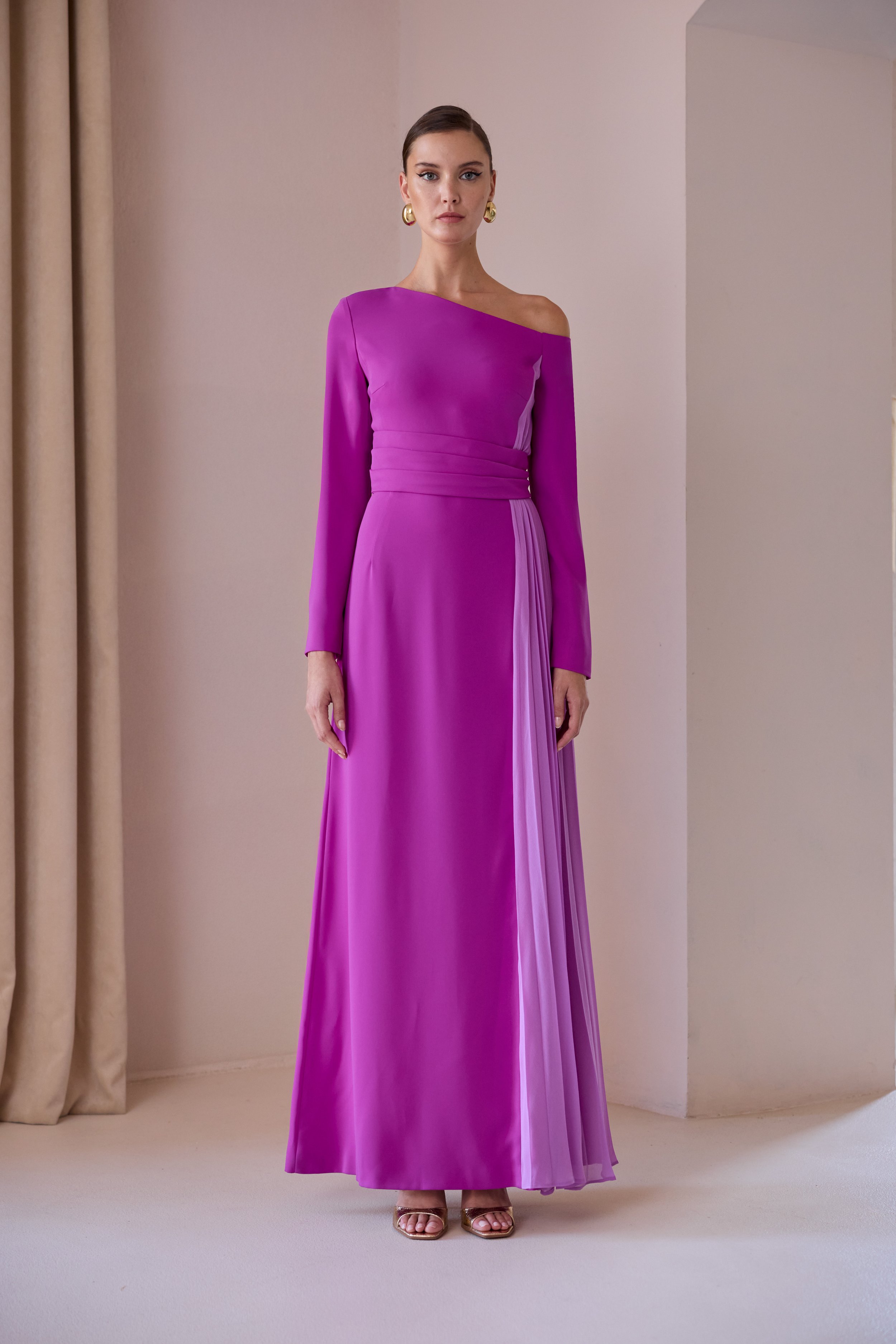 Vestido abanico Carla Ruiz
