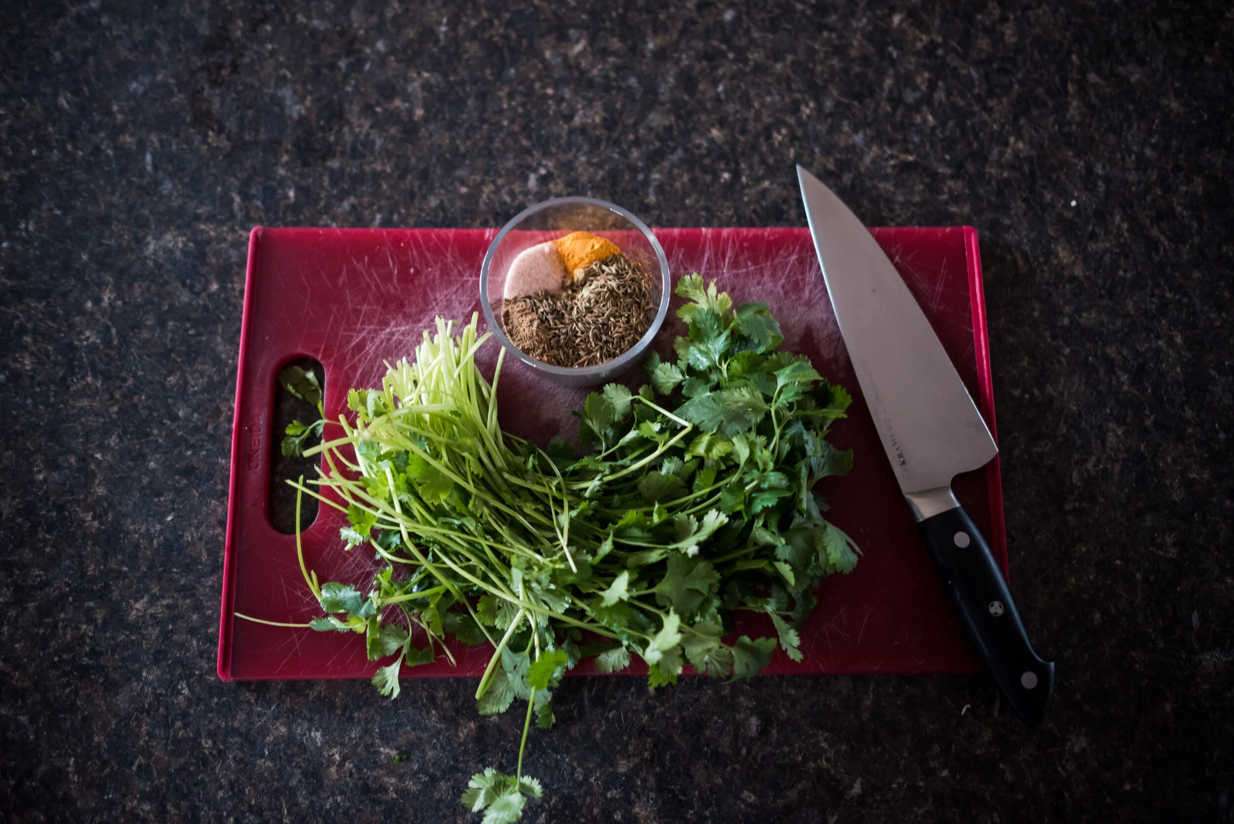 Postpartum Doula Preparing Healing Foods for Postpartum Anxiety