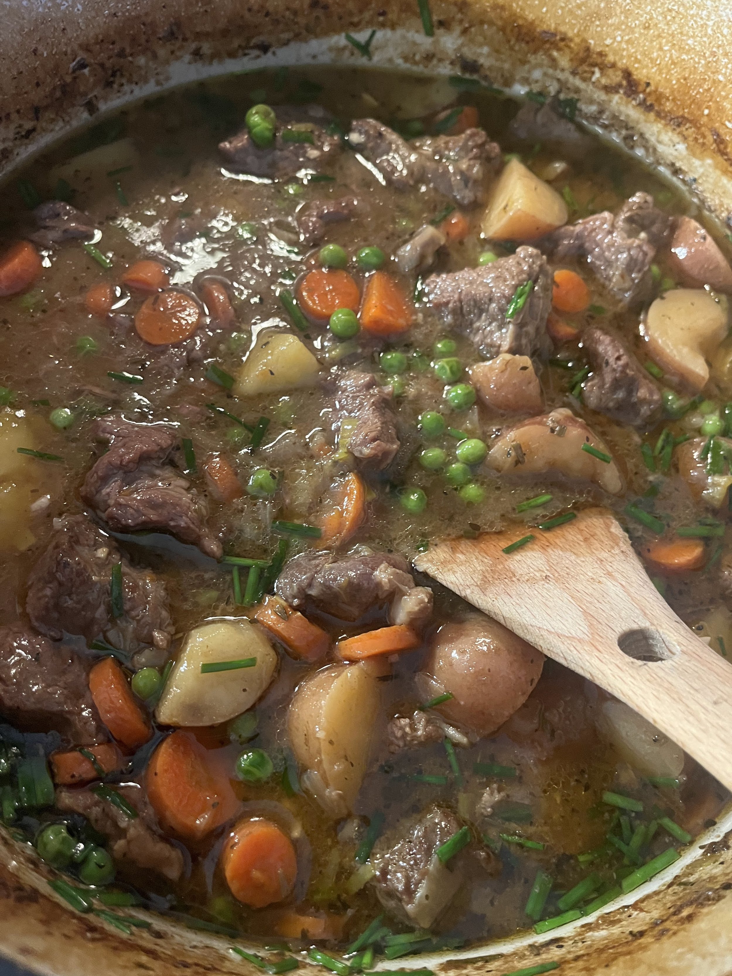 Postpartum Doula Prepares Recovery Stew in Lincoln Nebraska