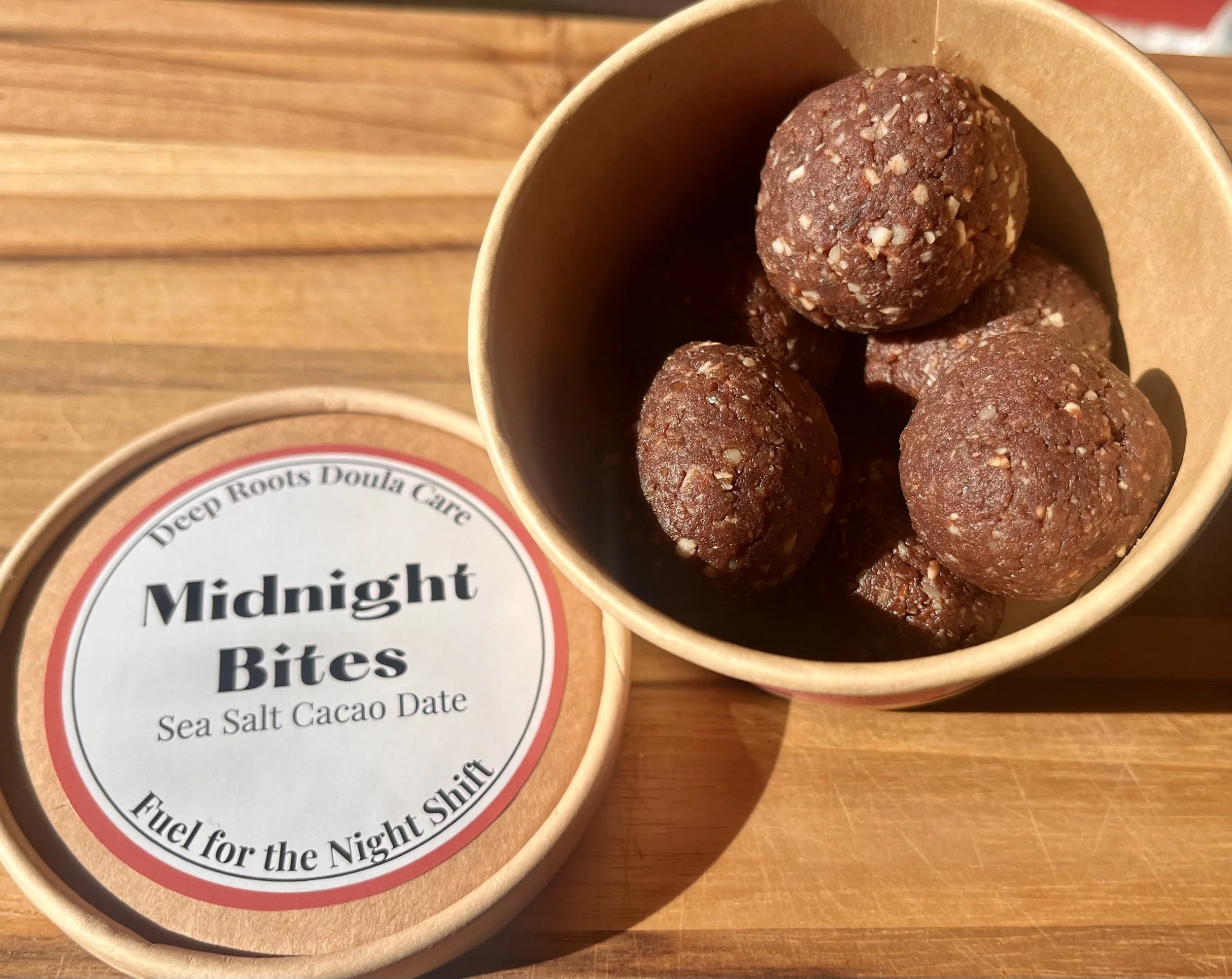 Midnight Bites – Sea Salt Cacao Energy Bites