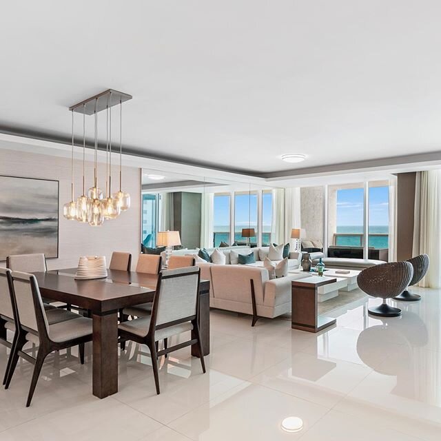This oceanfront condominium sits on 240 feet of pristine beach in Hollywood, FL. Enjoy two expansive balconies, and professional decor in this move-in ready home. Ready to make your move? Click the link in out bio to see more.

Represented by @denise