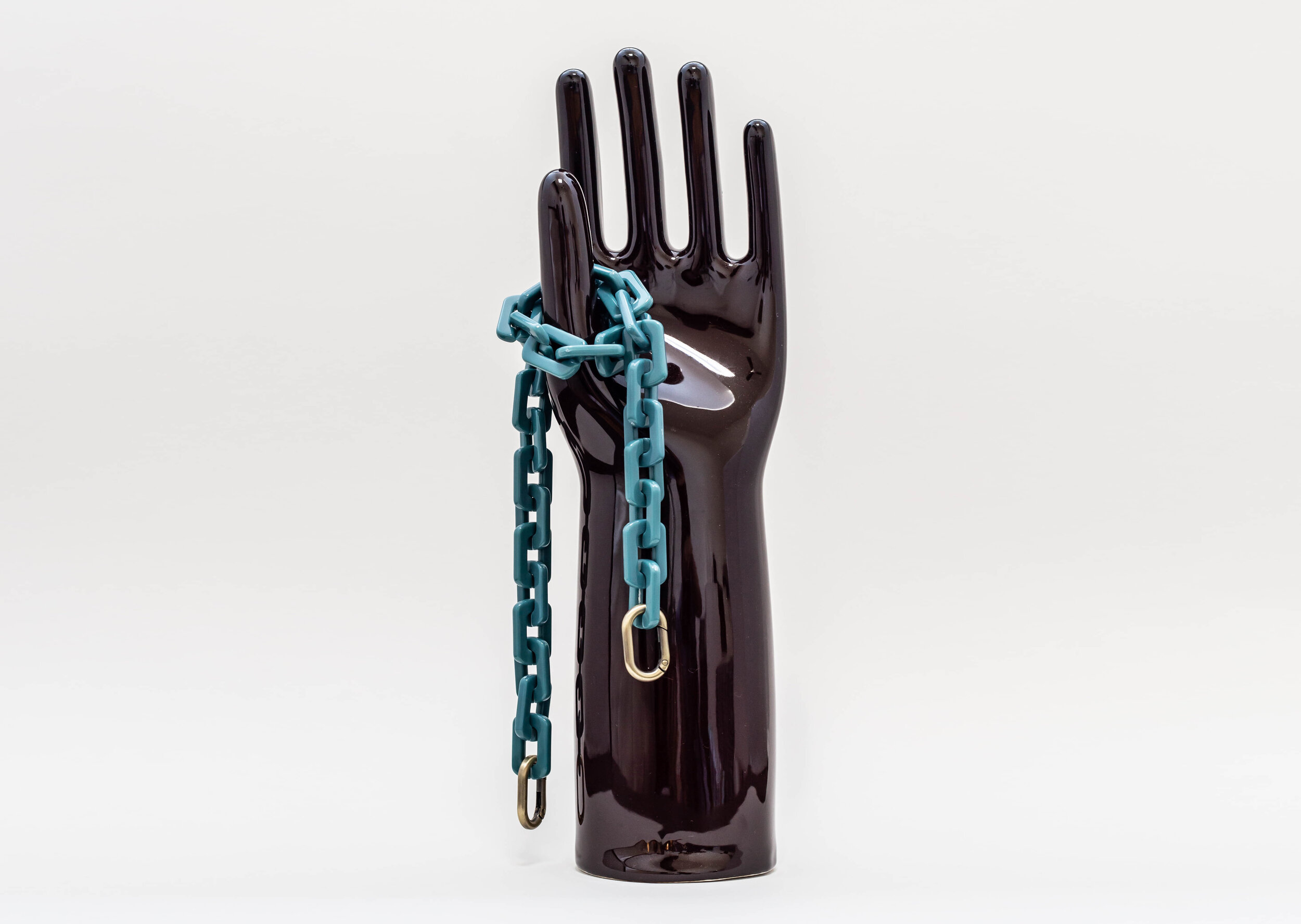 TEAL GLOSSY CHAIN