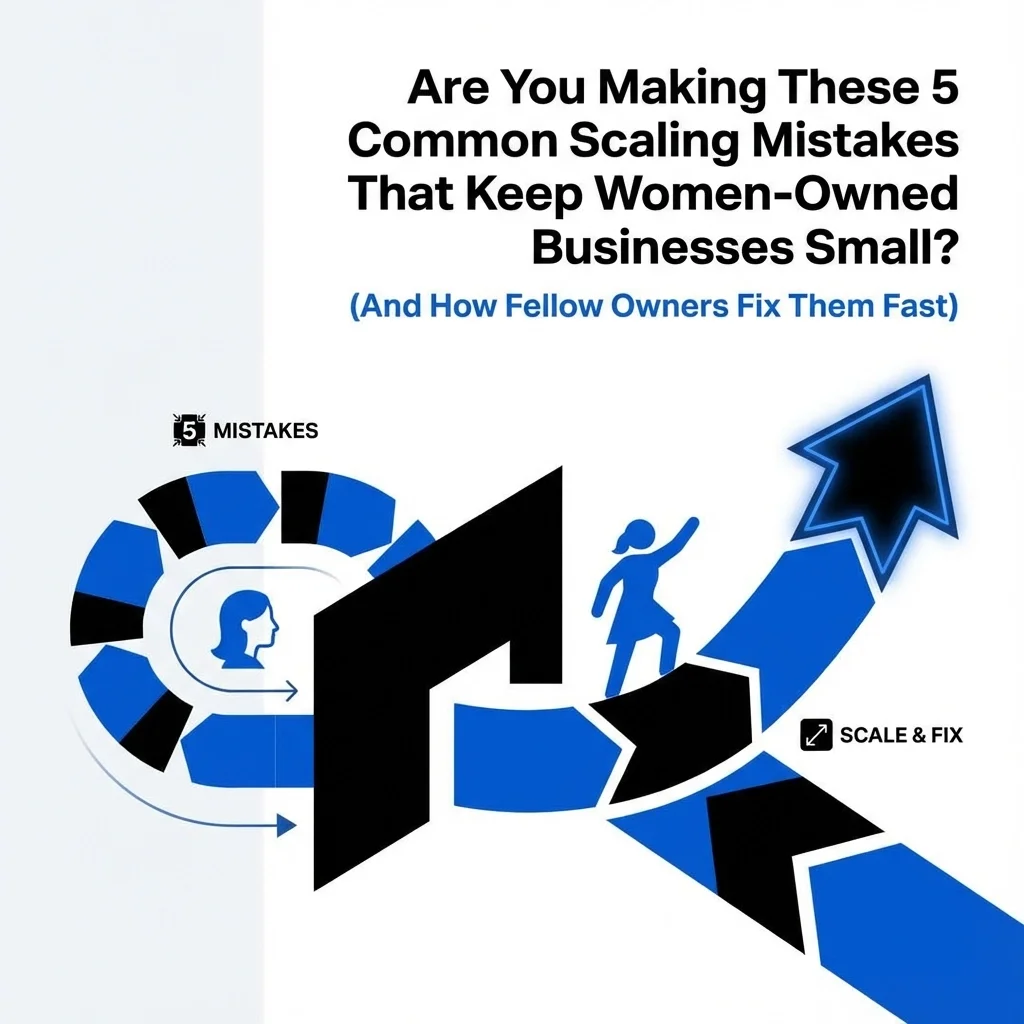 Are You Making These 5 Common Scaling Mistakes That Keep Women-Owned Businesses Small? (And How Fellow Owners Fix Them Fast)