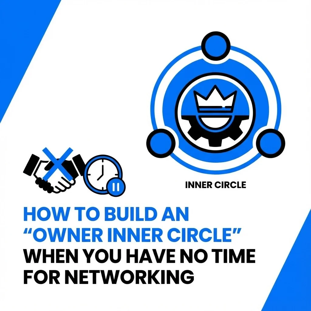 How to Build an "Owner Inner Circle" When You Have No Time for Networking