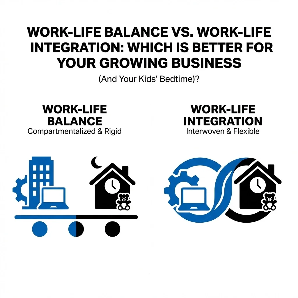 Work-Life Balance vs. Work-Life Integration: Which Is Better For Your Growing Business (And Your Kids' Bedtime)?