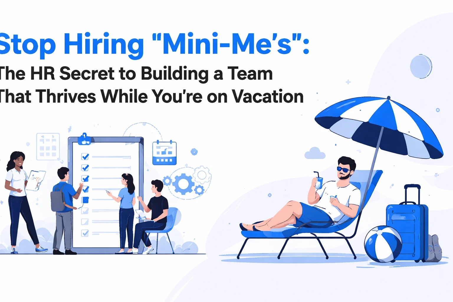 Stop Hiring "Mini-Me's": The HR Secret to Building a Team That Thrives While You're on Vacation.
