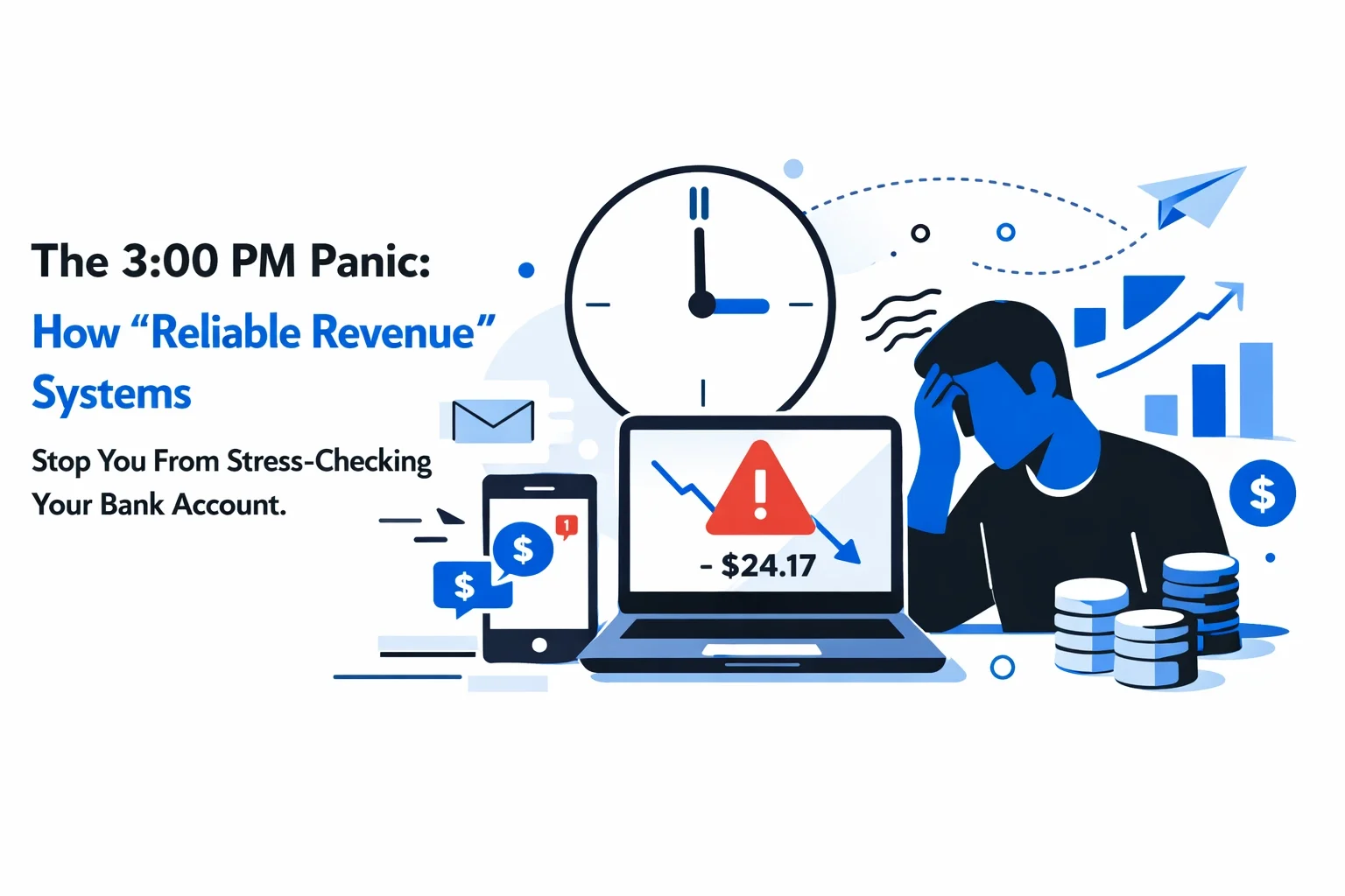 The 3:00 PM Panic: How "Reliable Revenue" Systems Stop You From Stress-Checking Your Bank Account.
