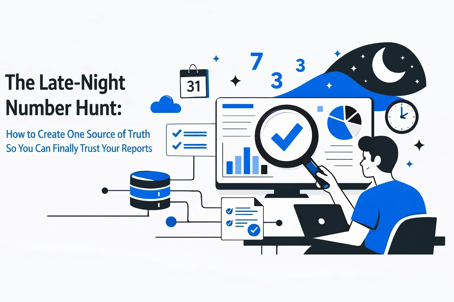 The Late-Night Number Hunt: How to Create One Source of Truth So You Can Finally Trust Your Reports