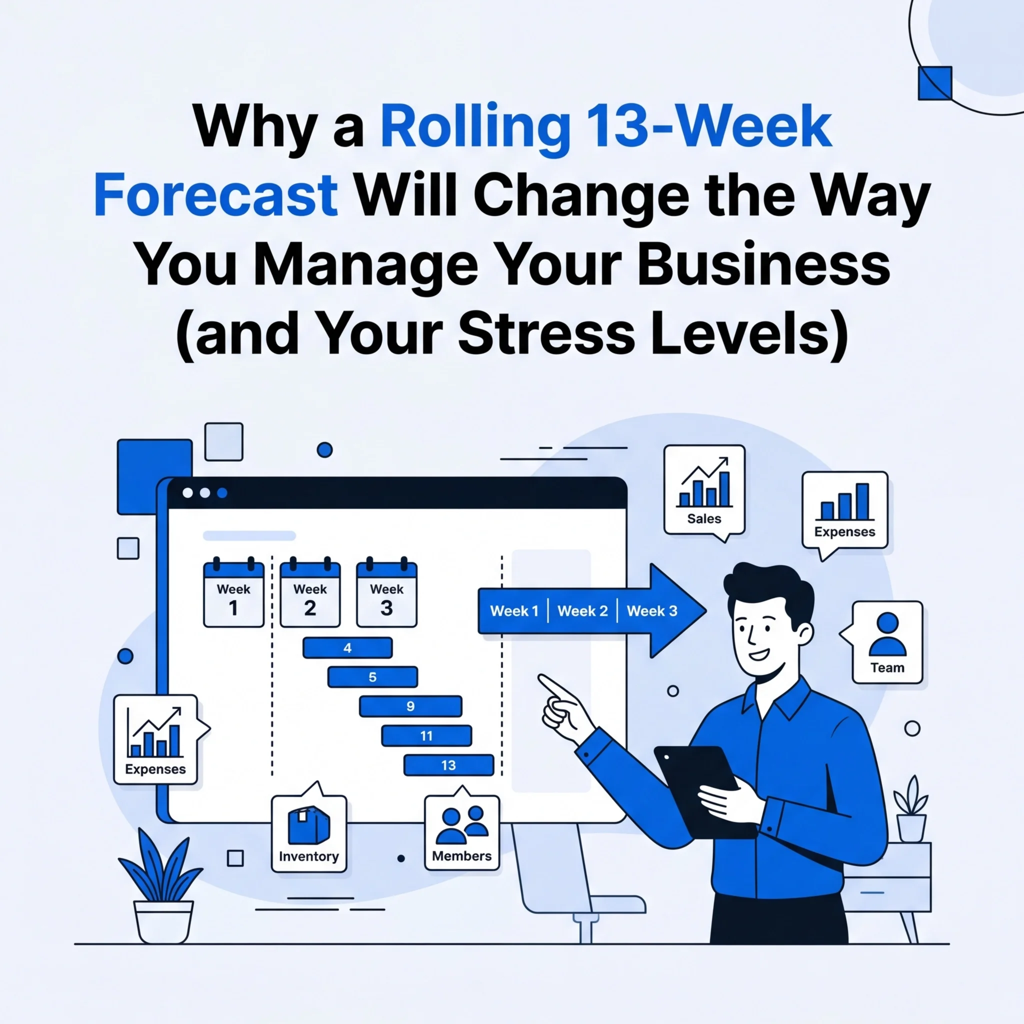 Why a Rolling 13-Week Forecast Will Change the Way You Manage Your Business (and Your Stress Levels)