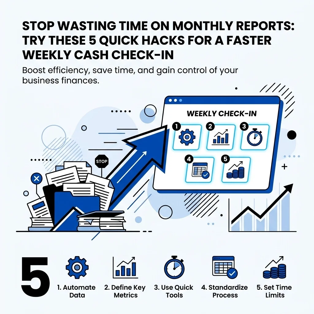 Stop Wasting Time on Monthly Reports: Try These 5 Quick Hacks for a Faster Weekly Cash Check-In