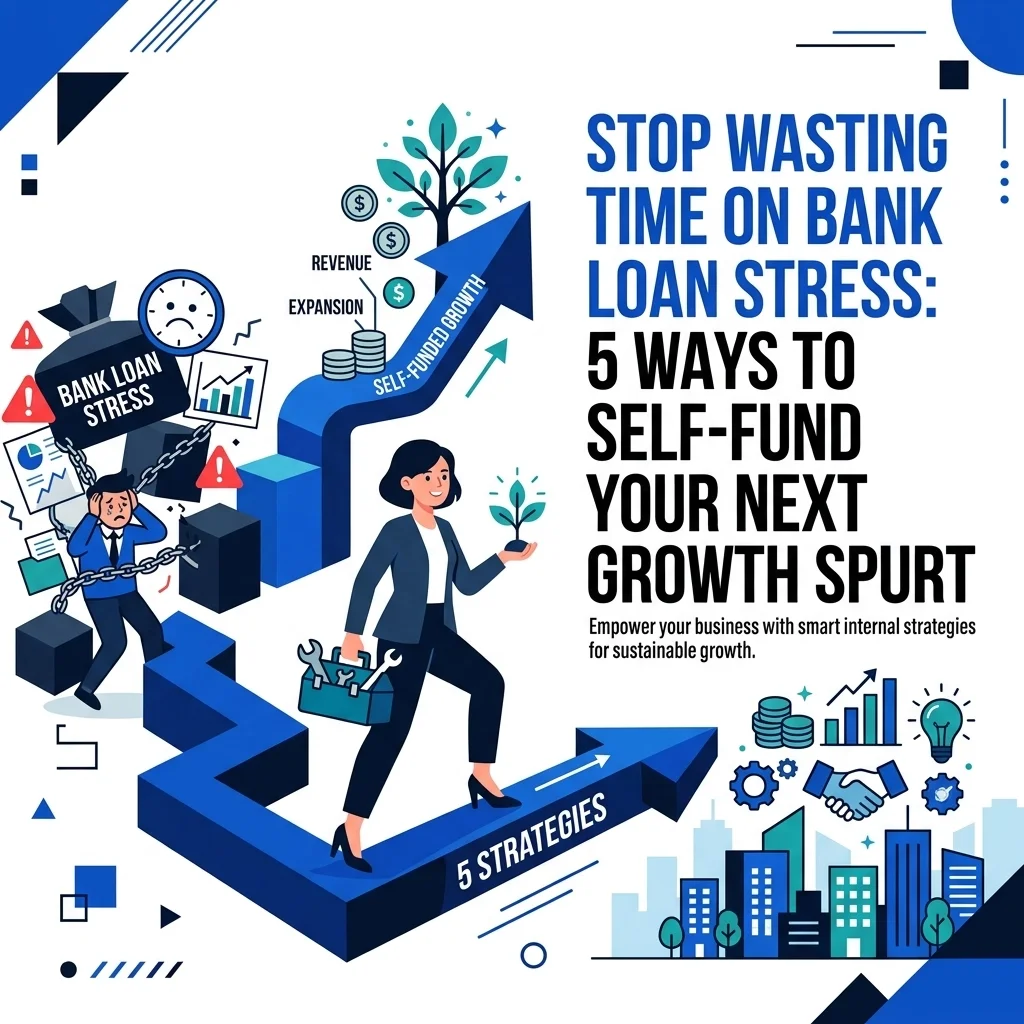 Stop Wasting Time on Bank Loan Stress: 5 Ways to Self-Fund Your Next Growth Spurt