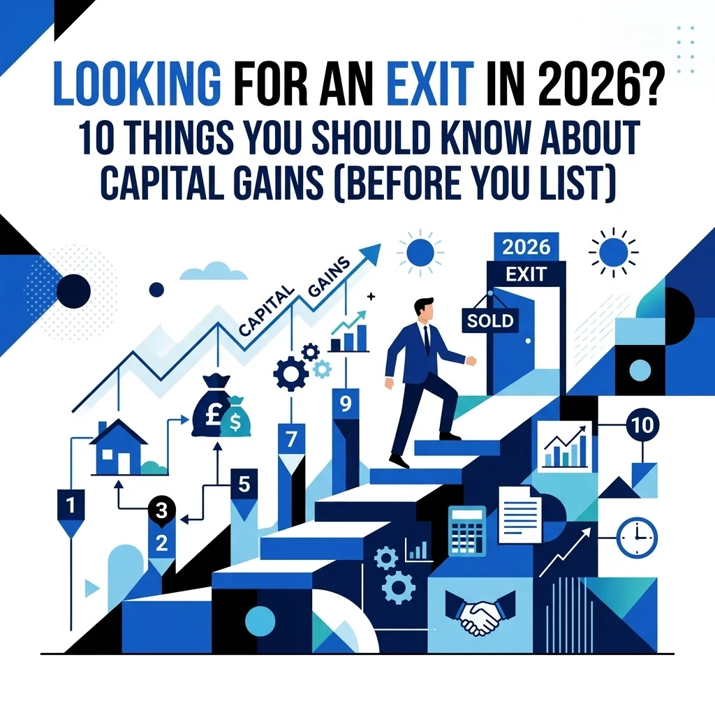 Looking For an Exit in 2026? 10 Things You Should Know About Capital Gains (Before You List)