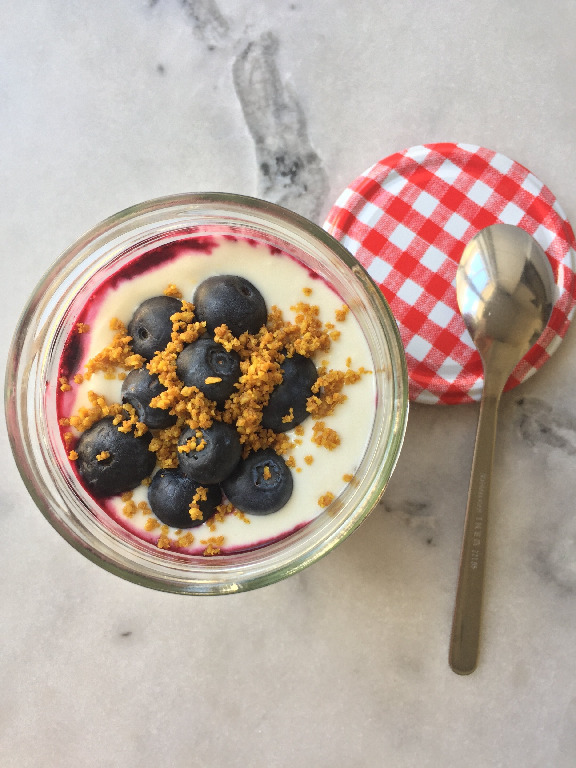 Blueberry Cheesecake Pots