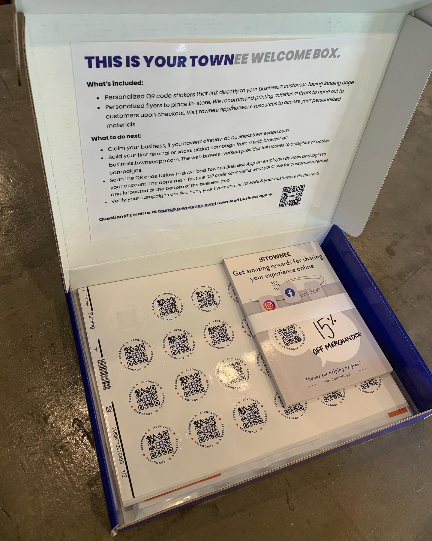 ✈️ Townee welcome box en route to Clearwater, FL as of this morning.

If you haven&rsquo;t heard of HOTWORX, they are a franchise with over 1,000 locations nation-wide. They offer members unlimited, 24-hour access to a variety of virtually instructed