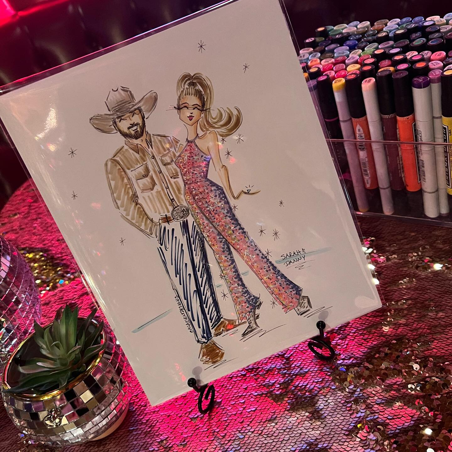 Live sketch event for Chanel at Saks Fifth Avenue opening in Houston  Galleria — Fashion and Beauty Illustrator Rongrong DeVoe
