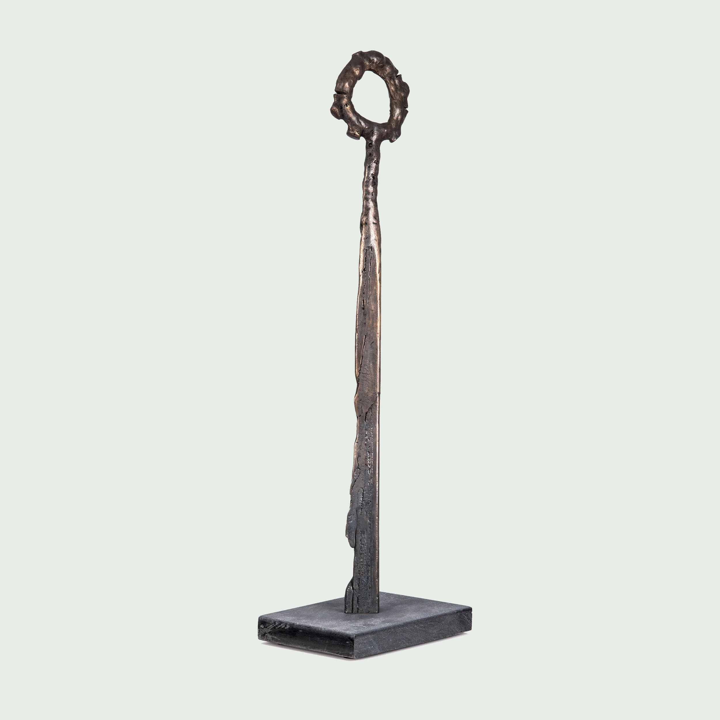   CANOPUS    bronze on slate base, 29”H x 9”H x 6.5”D  