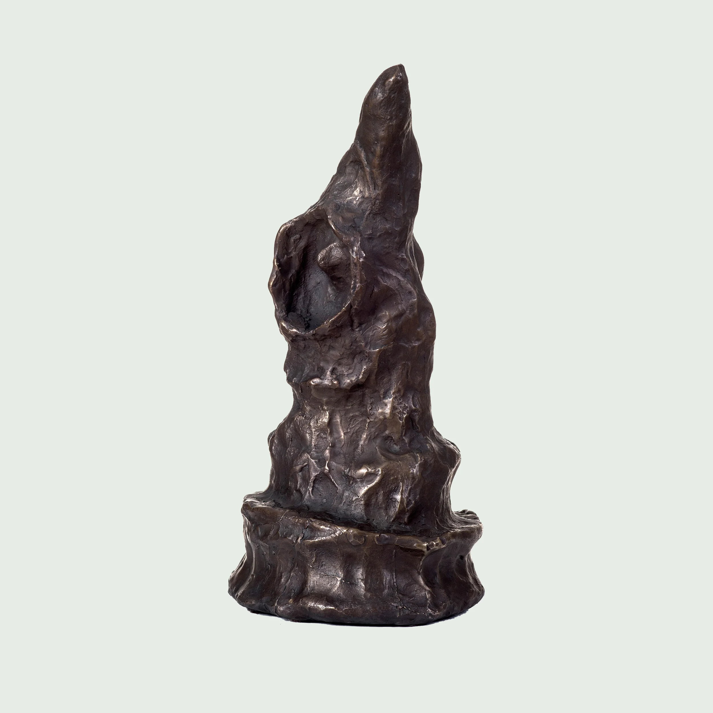   LOOKING UP  -  view 1 - bronze, 10”H x 4”W x 5”D  