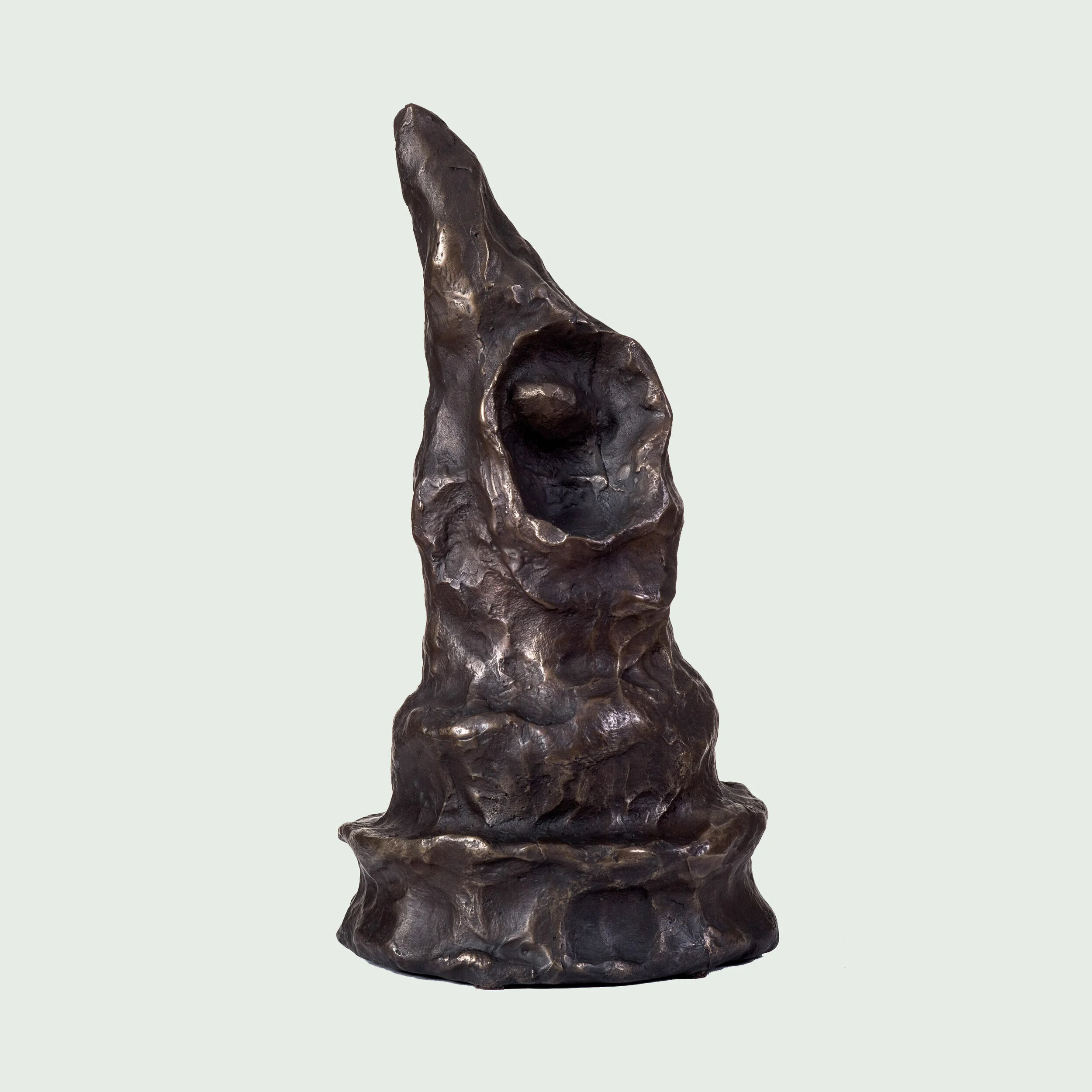   LOOKING UP  -  view 2 - bronze, 10”H x 4”W x 5”D  