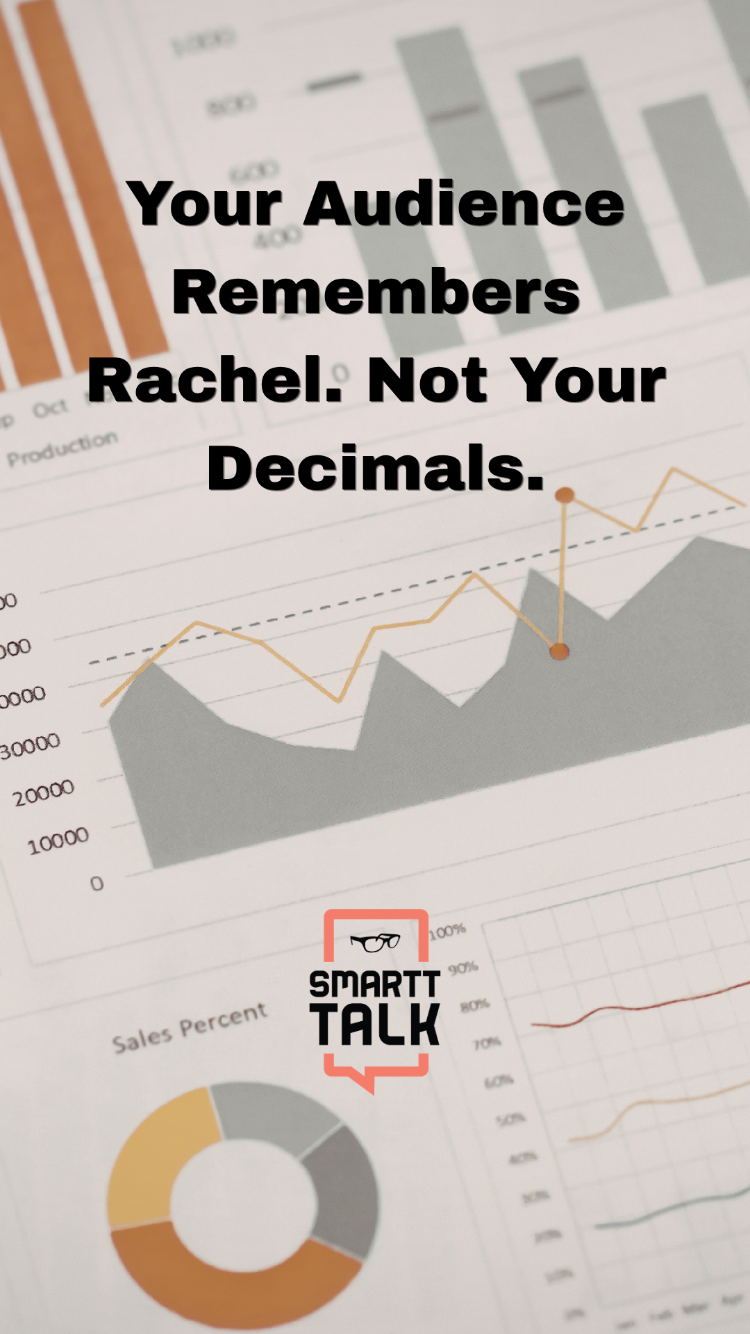 How do you make data memorable in a presentation?
