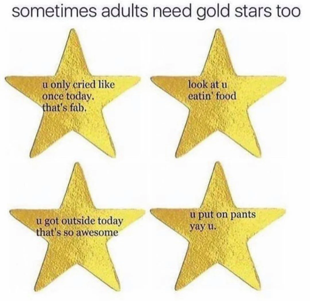 All the gold stars for you!