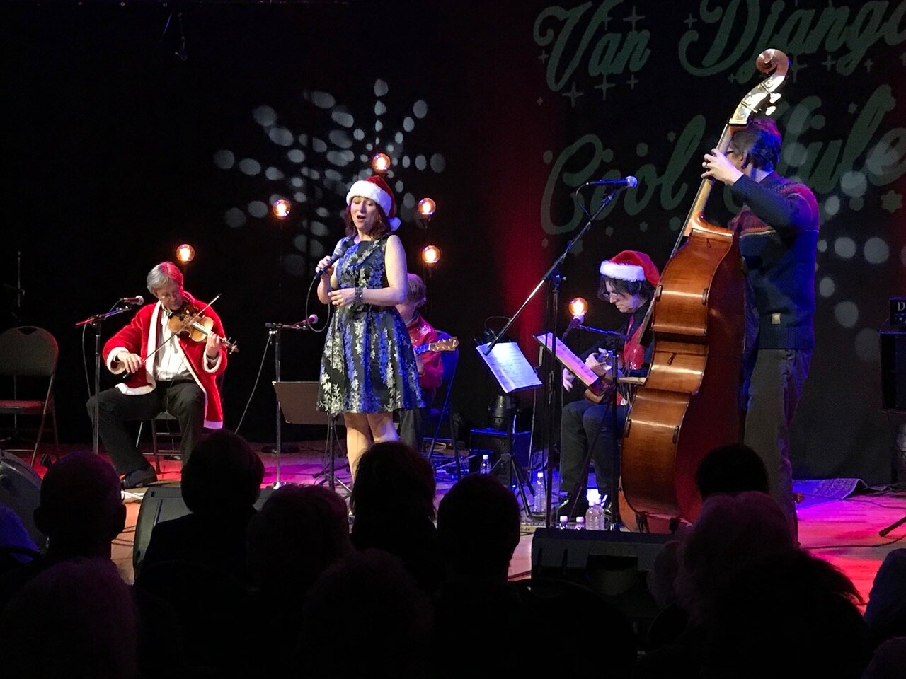 Van Django and LJ Mounteney at Blue Frog Studios Christmas 2019