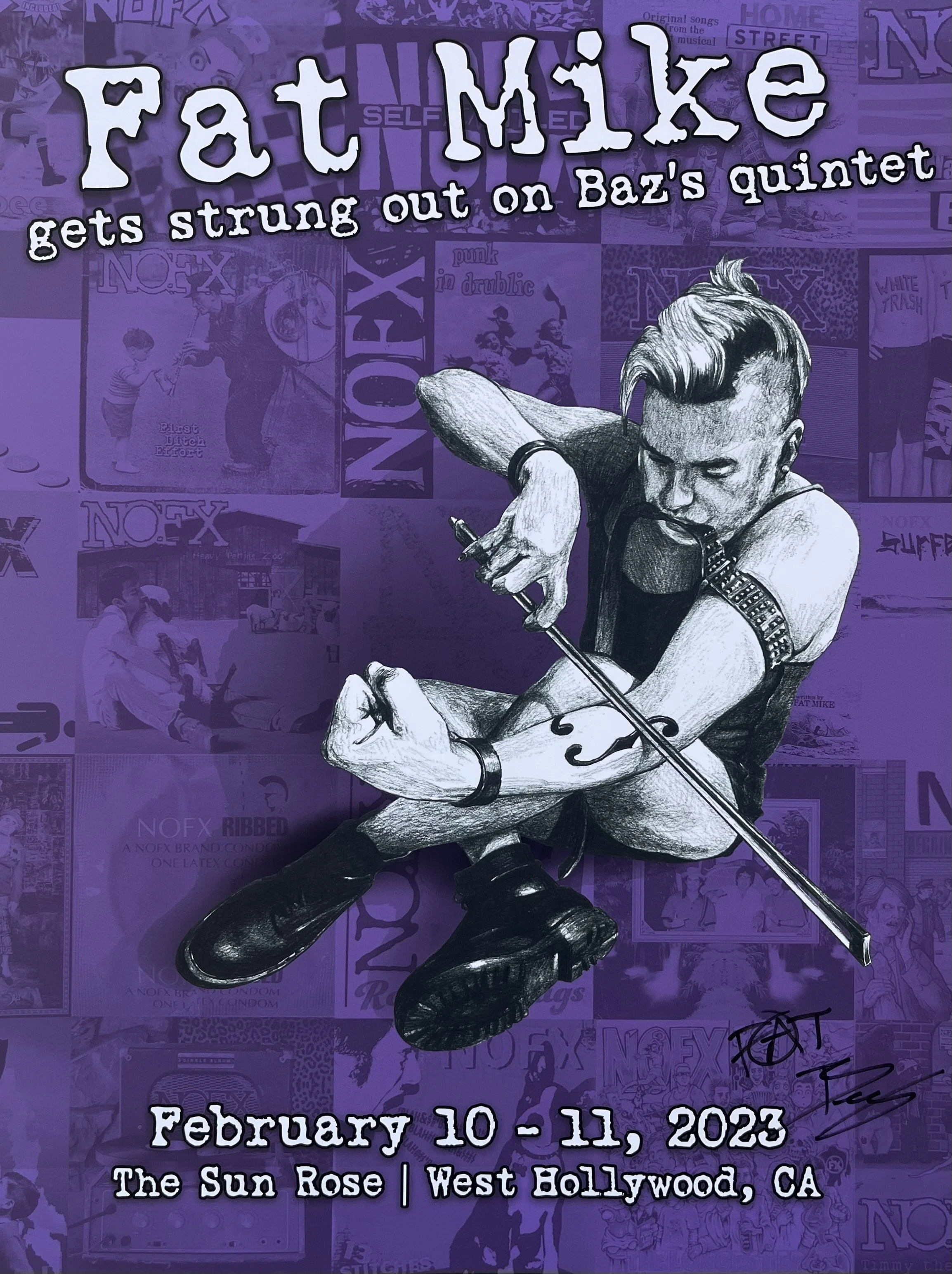 Fat Mike gets Strung Out Live -SIGNED