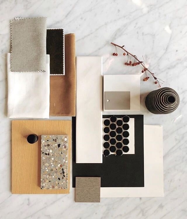 When planning a space, begin with the hard surfaces that will anchor the entire room, including tile. Don&rsquo;t think of tile as just a functional or decorative element, but as a key to your entire design plan!
.
.
.
@cletile 
#designboard #designp