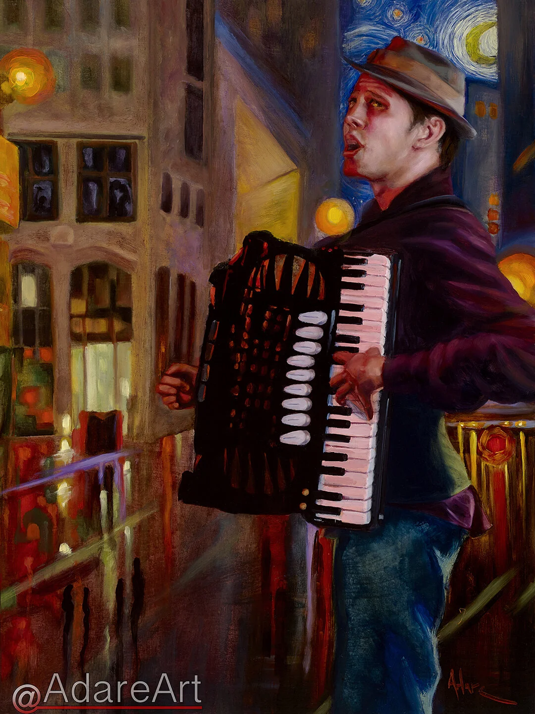 Serenading Van Gogh Study