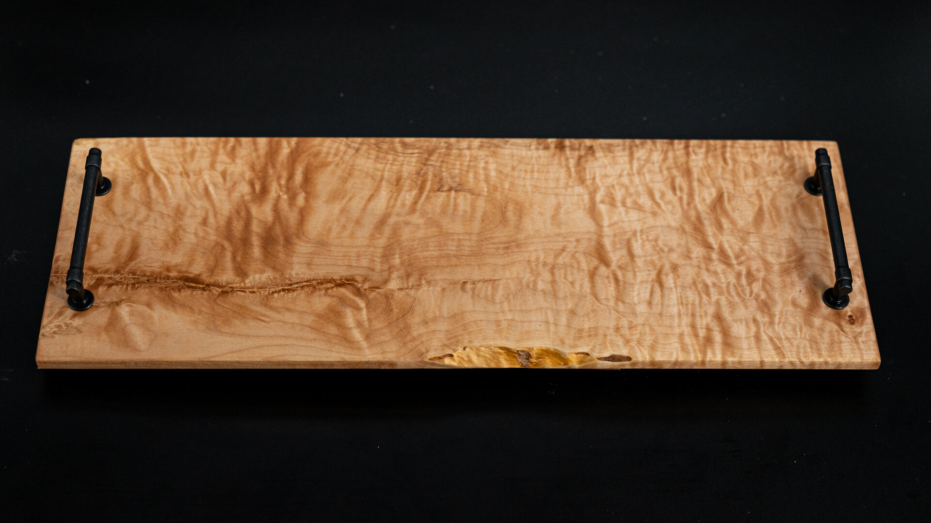 Live Edge Maple Serving Tray