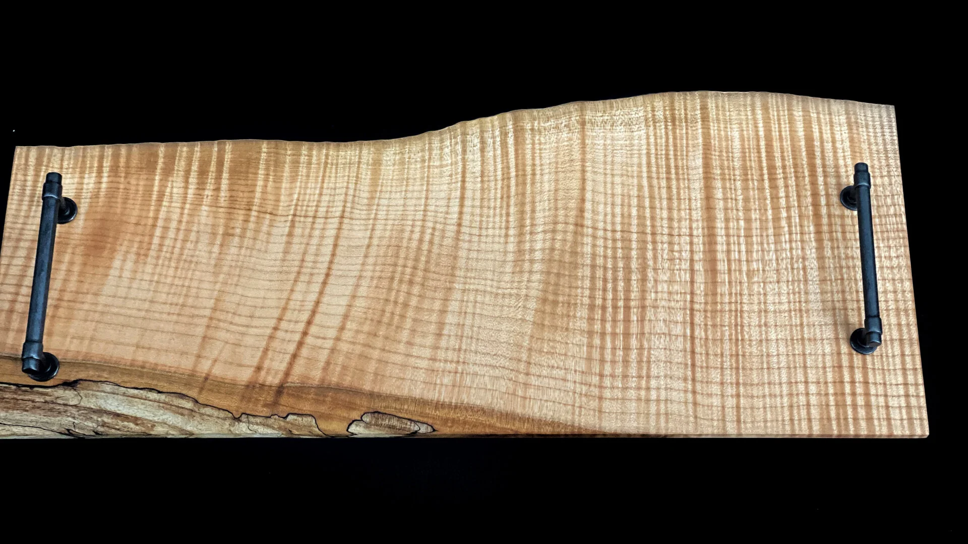 Live Edge Maple Serving Tray