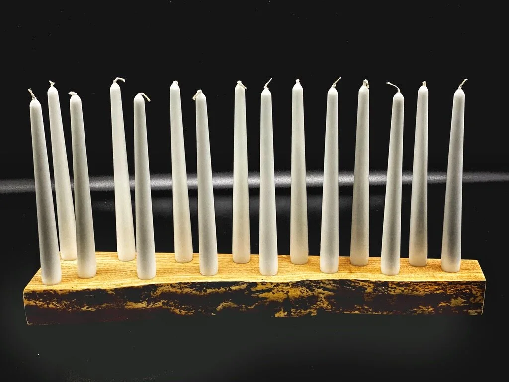 Live Edge Taper Candle Holder