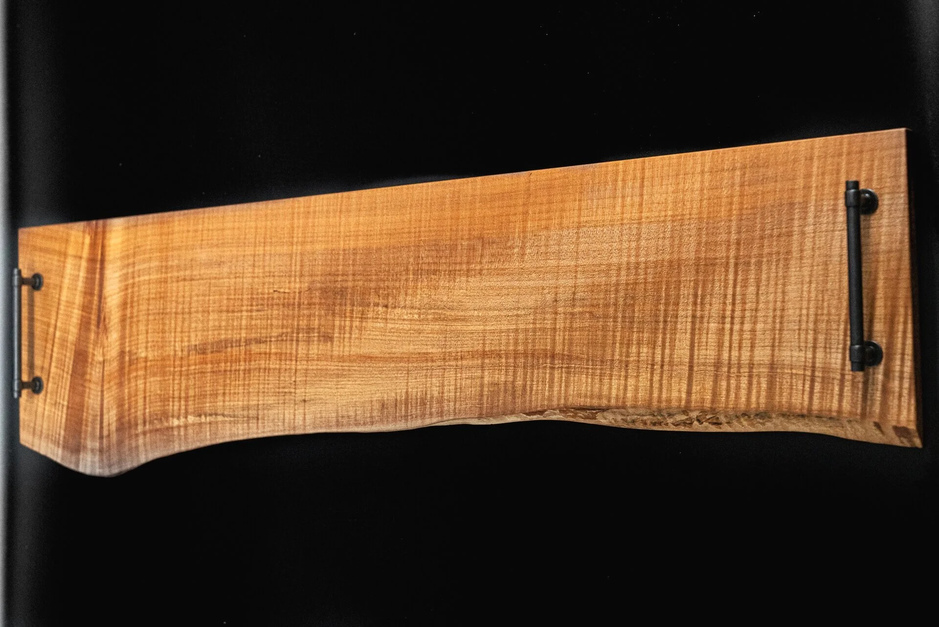 Large Live Edge Maple Serving Tray