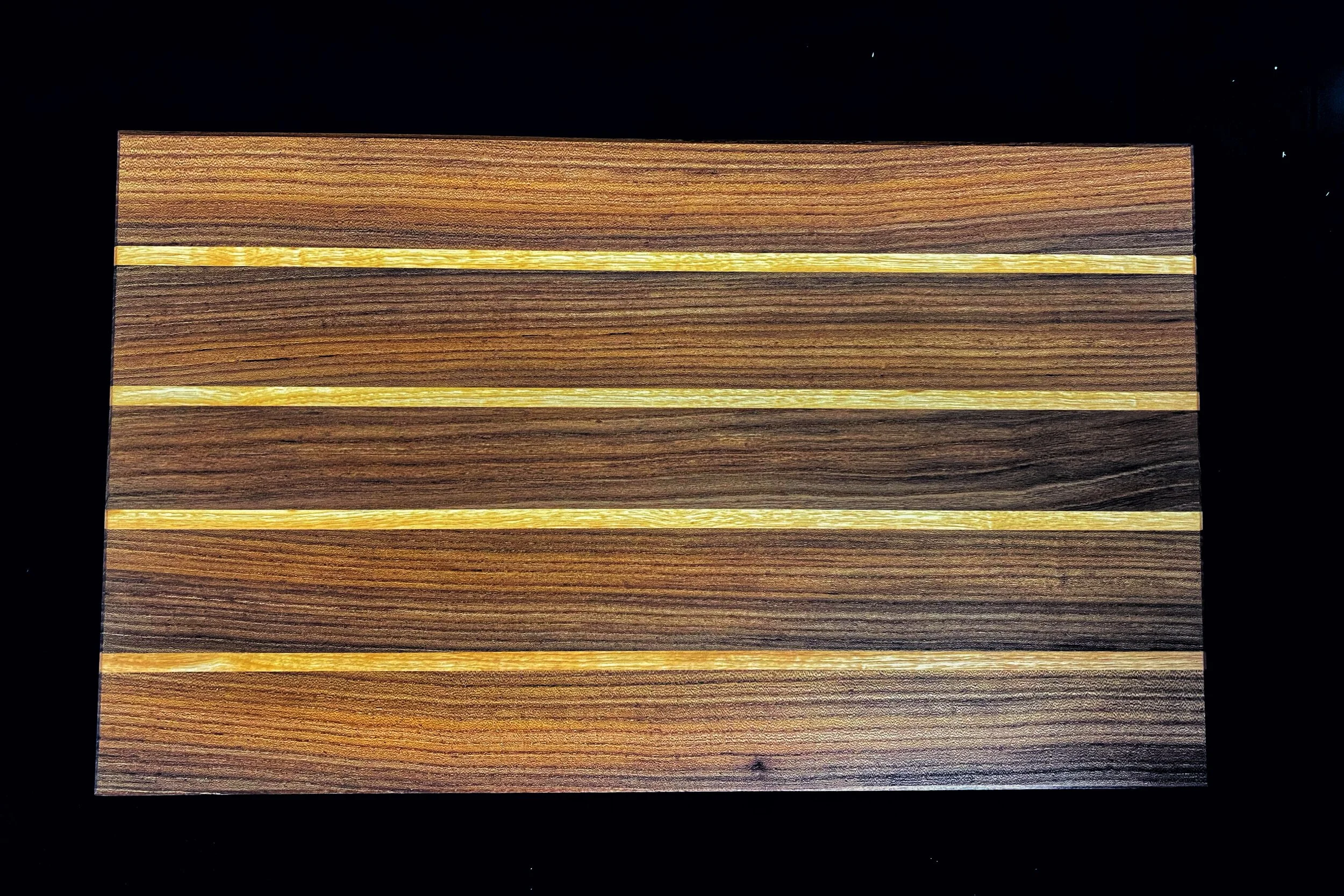 Large Face Grain Striped Cutting Board